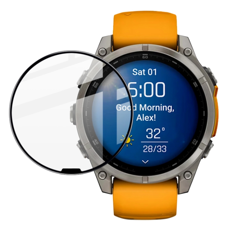 IMAK 3D Fleksibilno staklo za Garmin Fenix 8 AMOLED 47mm