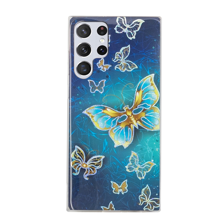 GEOMETRIC ART Silikonska maska Samsung Galaxy S22 Ultra 5G BUTTERFLIES