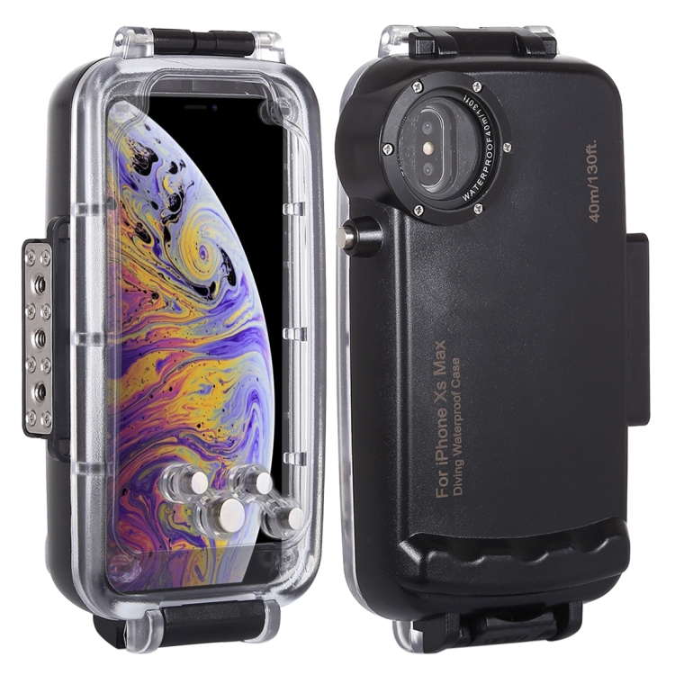 PULUZ 40M Vodootporna futrola za Apple iPhone XS Max crna