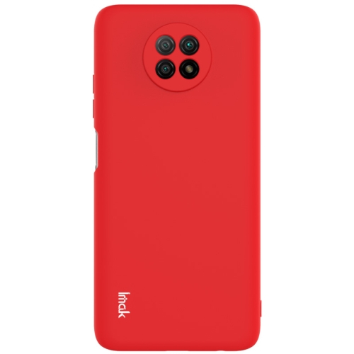 IMAK RUBBER Gumena maska Xiaomi Redmi Note 9T crvena