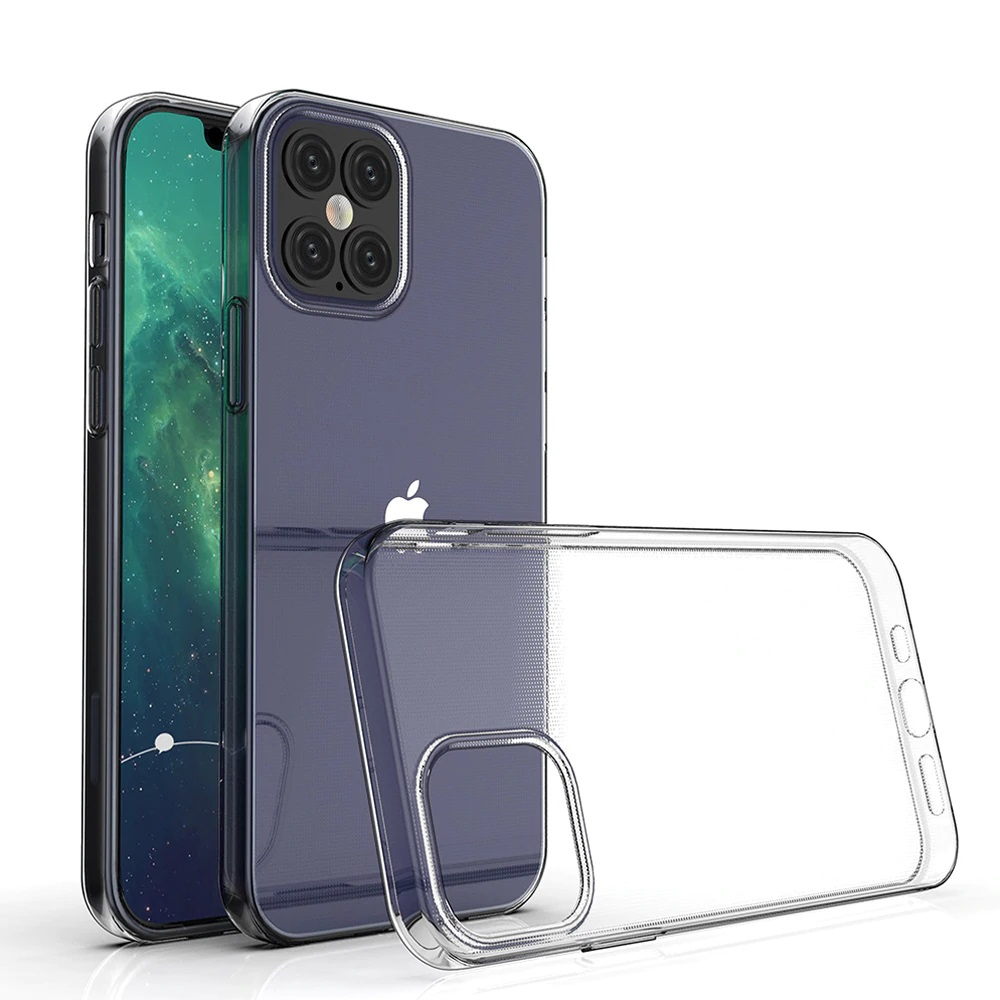 Silikonska maska Apple iPhone 12 Pro Max prozirna