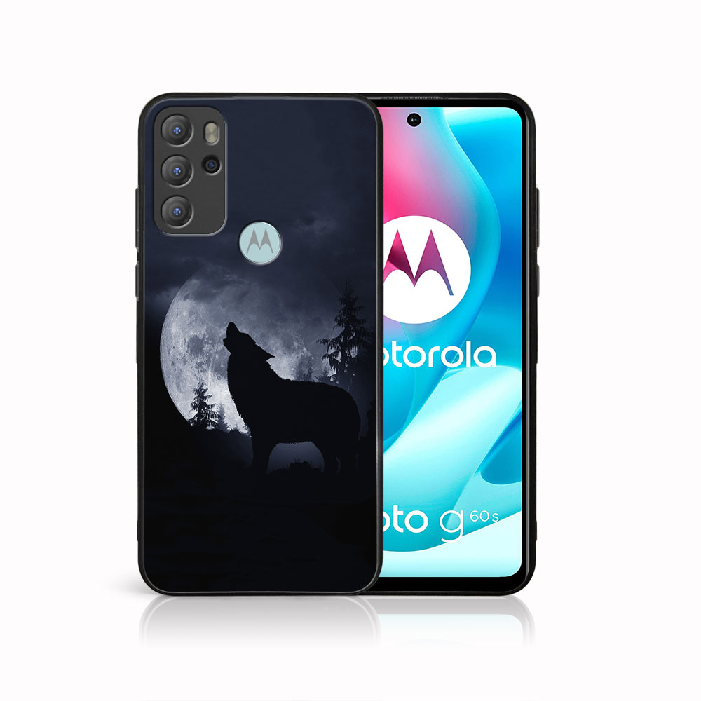 PROTEMIO MY ART Silikonska maska Motorola Moto G60s WOLF (044)