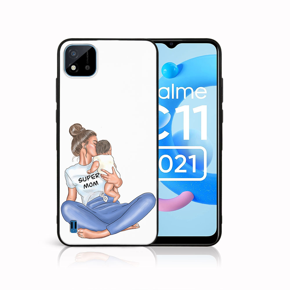 PROTEMIO MY ART Silikonska maska Realme C11 2021 SUPERMOM (112)