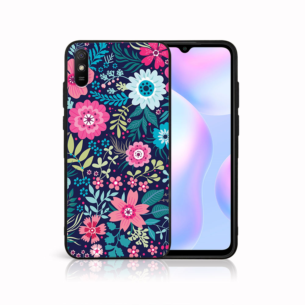 PROTEMIO MY ART Silikonska maska Xiaomi Redmi 9A / 9AT FLORA (038)