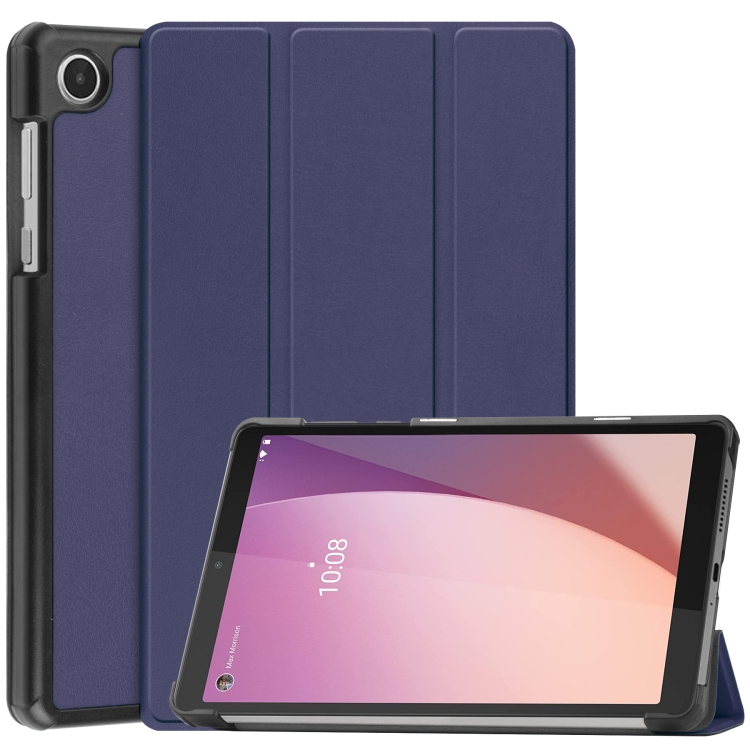 LEATHER Flip cover za Lenovo Tab M8 4.generacija (4th gen) plavi