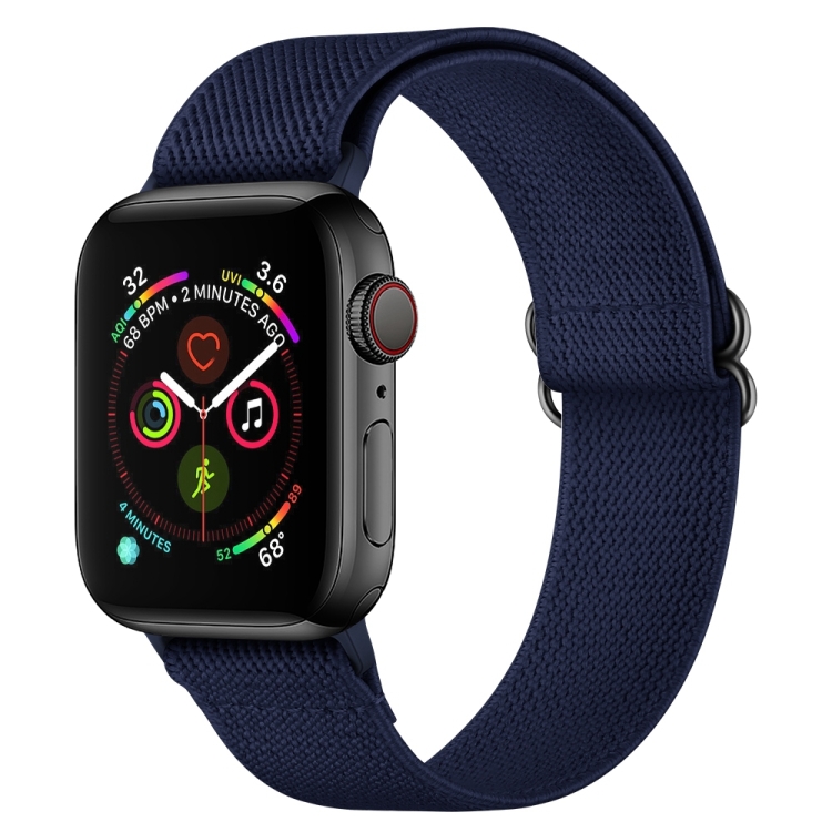 Najlon remen za Apple Watch Ultra 1 / 2 / 3 (49 mm) / 9 / 8 / 7 (45 mm) tamnoplavi