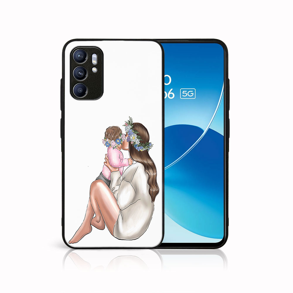 PROTEMIO MY ART Silikonska maska Oppo Reno6 5G BABY GIRL (111)