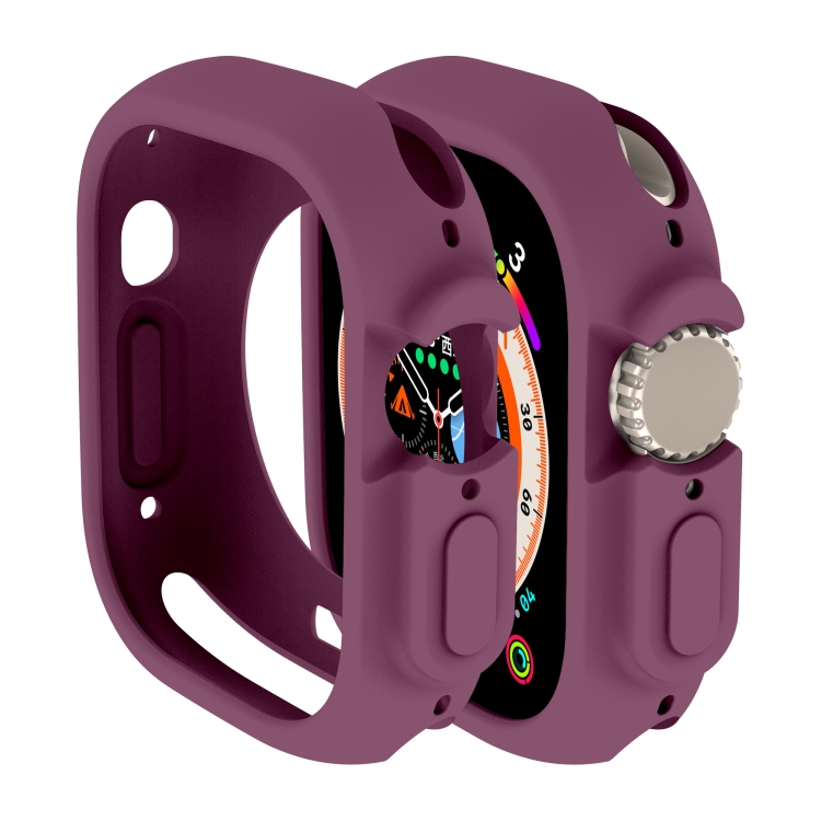TPU HALF COVER Maska za Apple Watch Ultra 1 / 2 / 3 49mm bordo