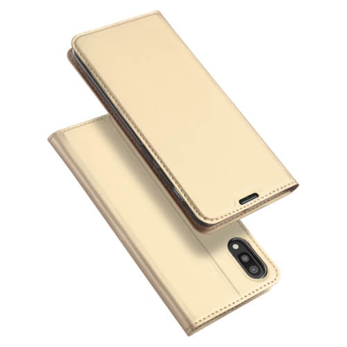 DUX Wallet torbica Samsung Galaxy M10 zlatna