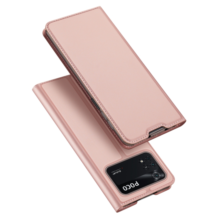 DUX Wallet maska Xiaomi Poco M4 Pro pink
