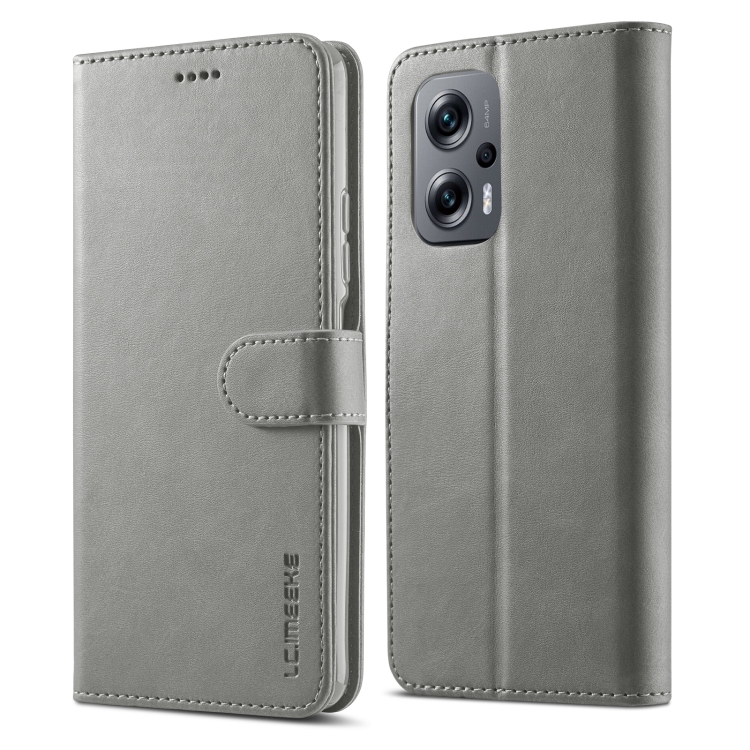 IMEEKE Case novčanik Xiaomi Poco X4 GT siva