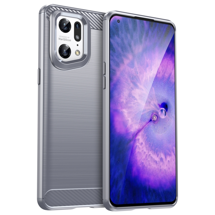 FLEXI TPU maska za Oppo Find X5 Pro siva