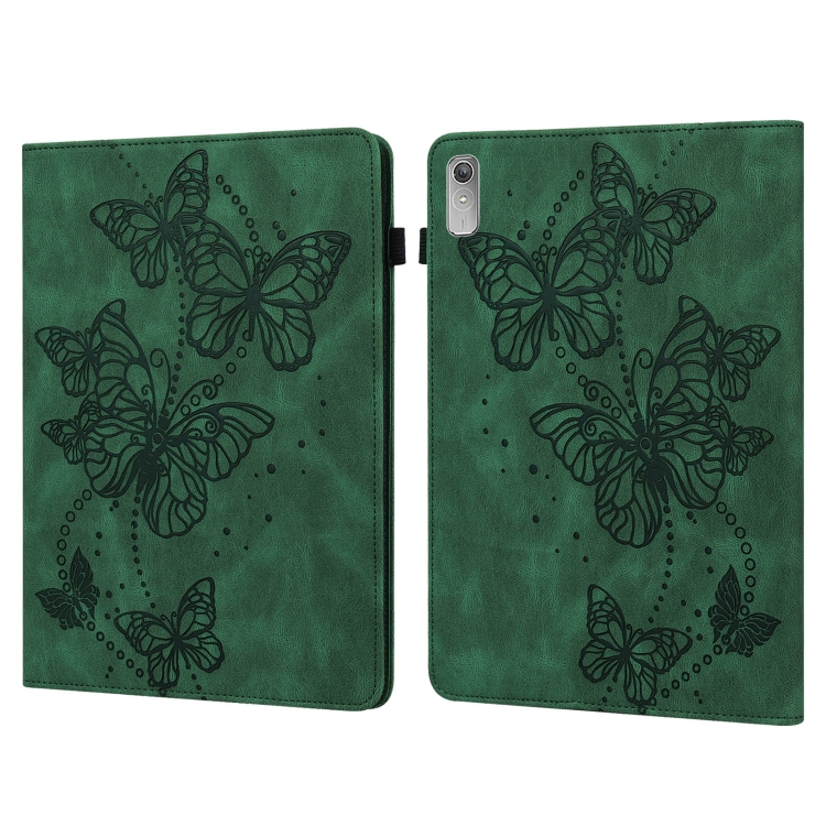 ART BUTTERFLY Flip case za Lenovo Tab P11 Gen 2 zelena