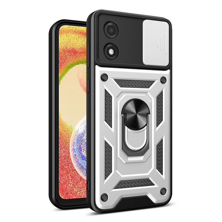 RING KAMERA Poklopac s držačem za Motorola Moto E13 srebr