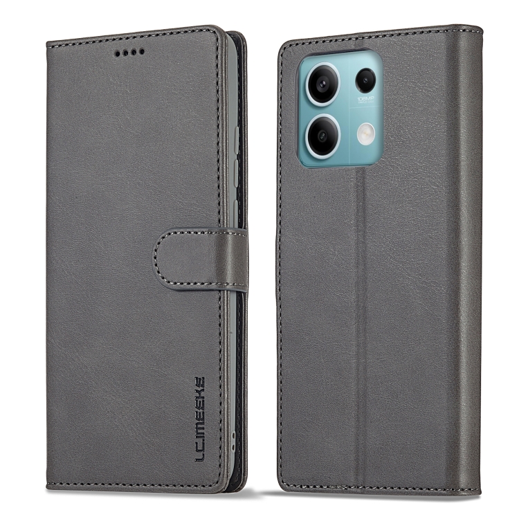 IMEEKE Wallet maska za Xiaomi Redmi Note 13 5G siva
