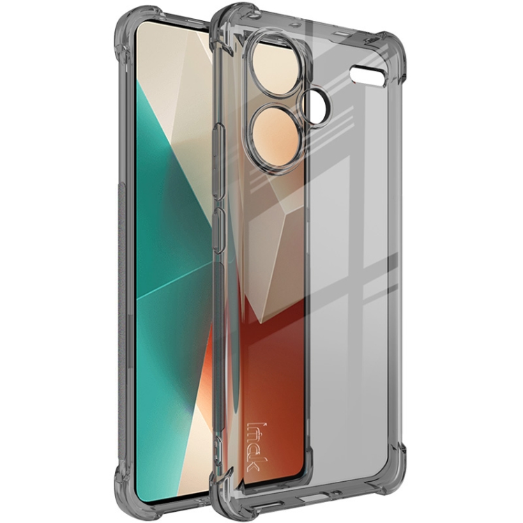 IMAK Zaštitna silikonska maska za Xiaomi Redmi Note 13 Pro+ 5G crna