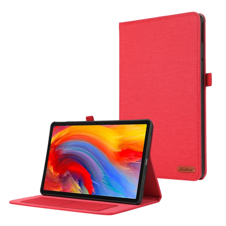 FABRIC Flip cover za Lenovo Tab M11 / K11 crvena