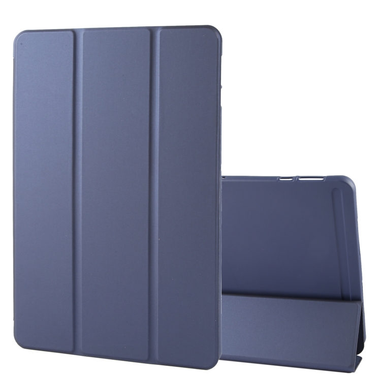 LEATHER preklopna maska za Honor Pad 9 tamnoplava