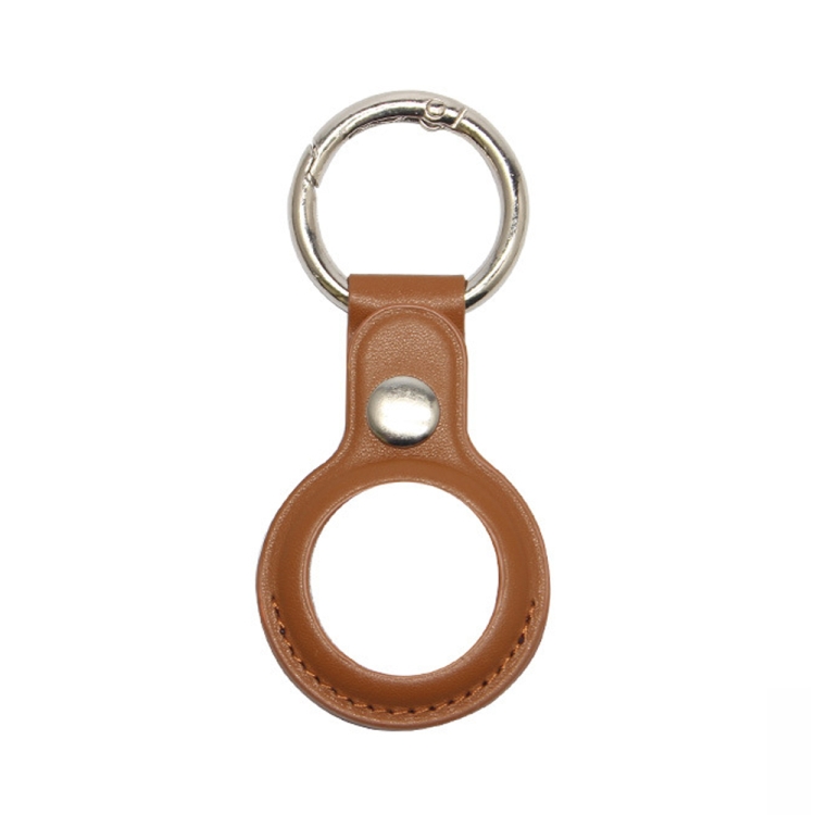LEATHER Torbica za Apple AirTag smeđa