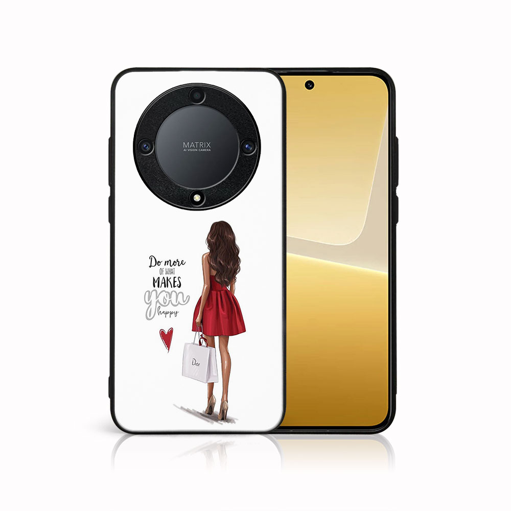PROTEMIO MY ART Zaštitni poklopac za Honor Magic5 Lite CRVENA DRESS (137)