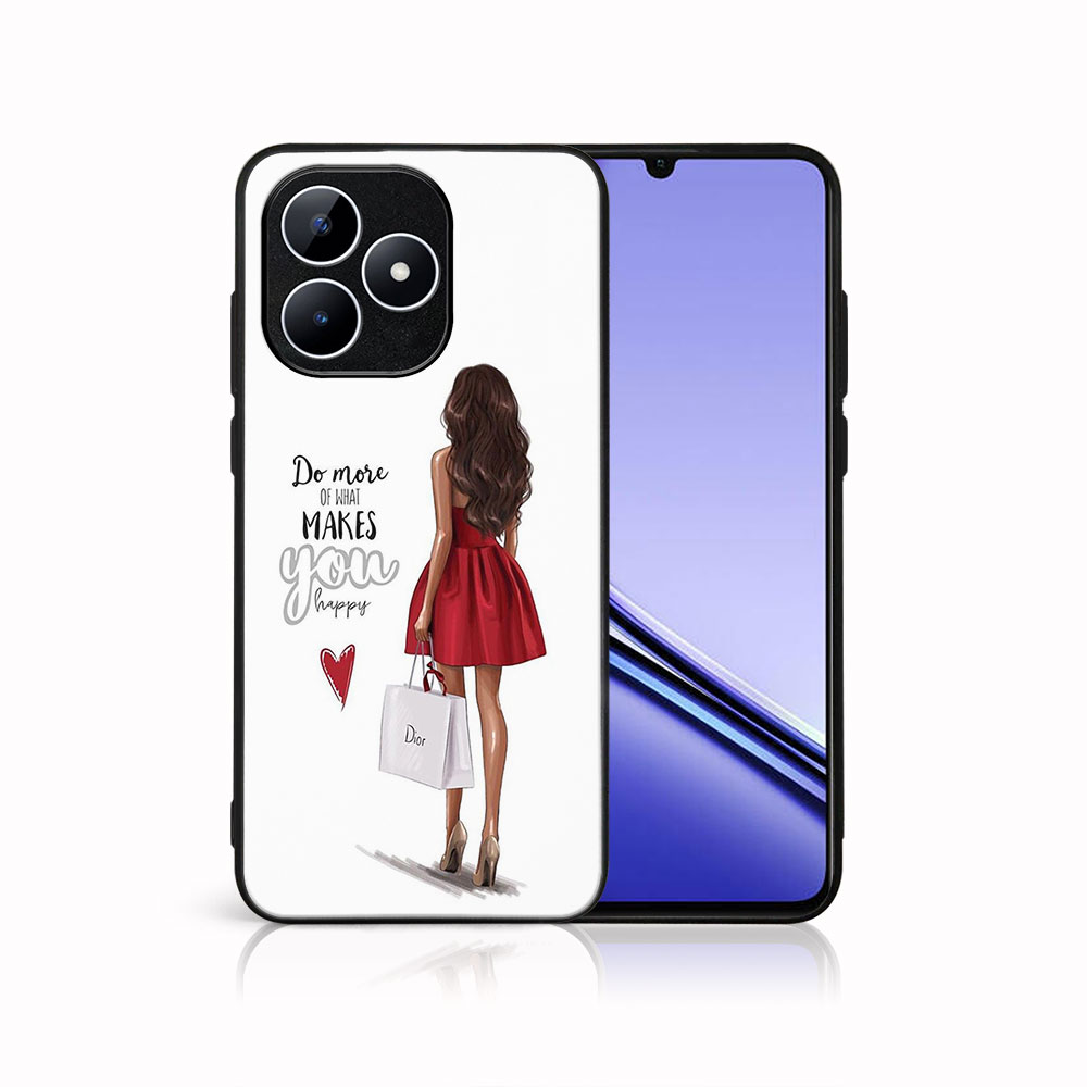 PROTEMIO MY ART Zaštitni poklopac za Realme Note 50 RED DRESS (137)