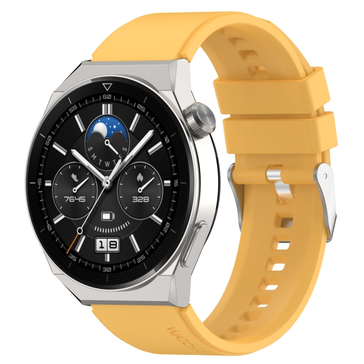 RUBBER remen Huawei Watch GT 3 Pro 46mm žuti