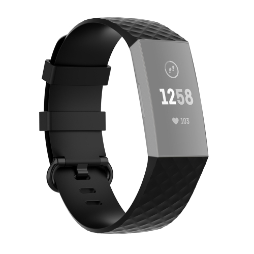 CUBE remen Fitbit Charge 4 / Fitbit Charge 3 crni