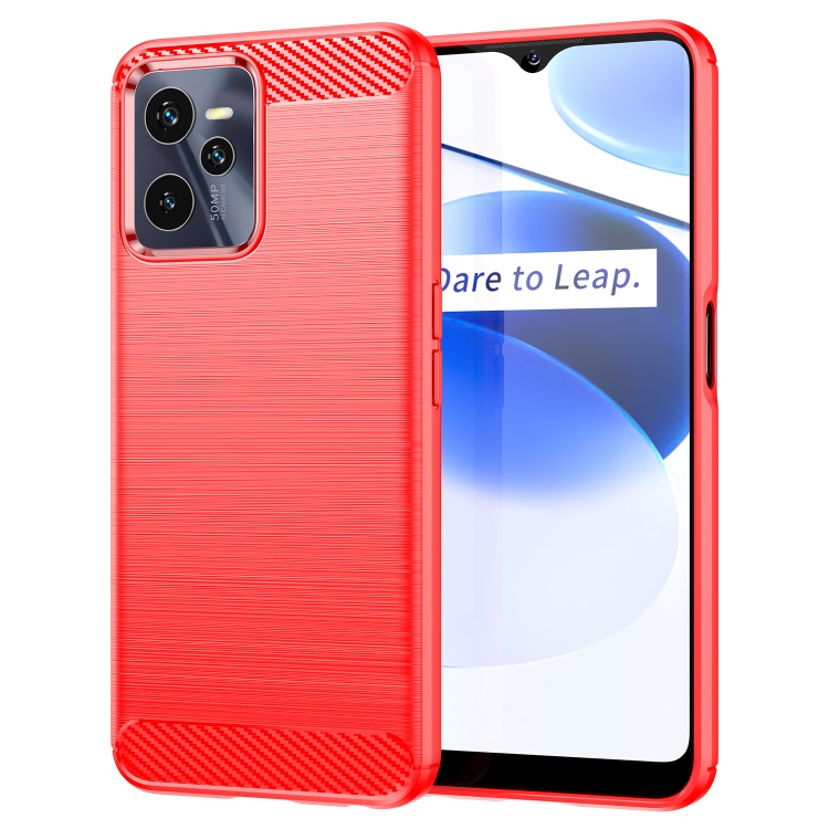 FLEXI TPU maska za Realme C35 crvena