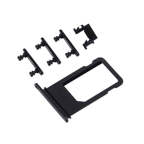 SIM utor + bočni gumbi - Apple iPhone 6S Plus - crni