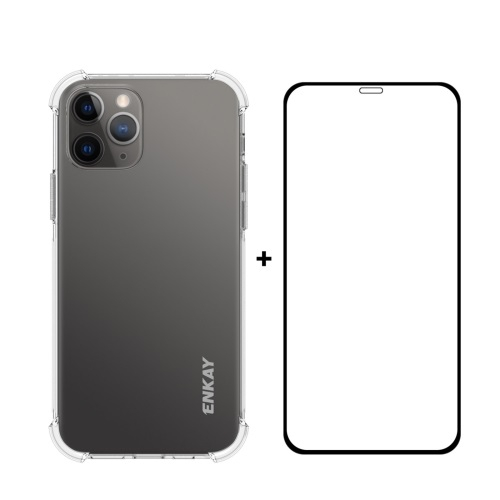 ENKAY Transparent maska + 3D staklo Apple iPhone 12 Pro Max