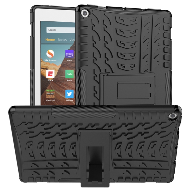 STAND Extra durable maska Amazon Kindle Fire HD 10 2019 / 2017 (9. generacija / 7. generacija) crna