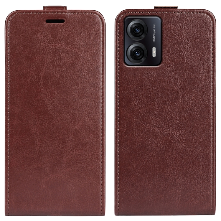 Preklopna torbica Motorola Moto G53 5G smeđa