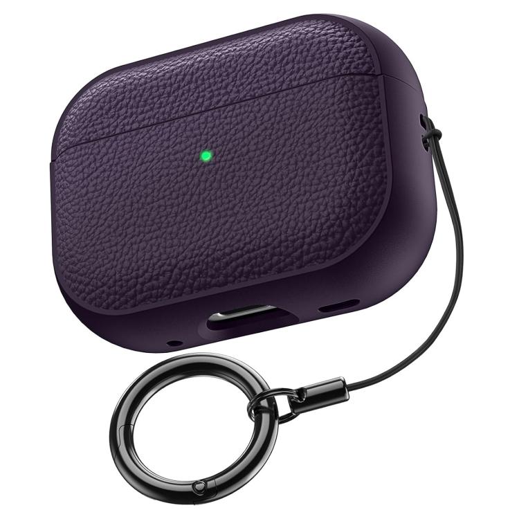 LYCHEE TPU futrola za slušalice Apple AirPods Pro 3 tamnoljubičasta