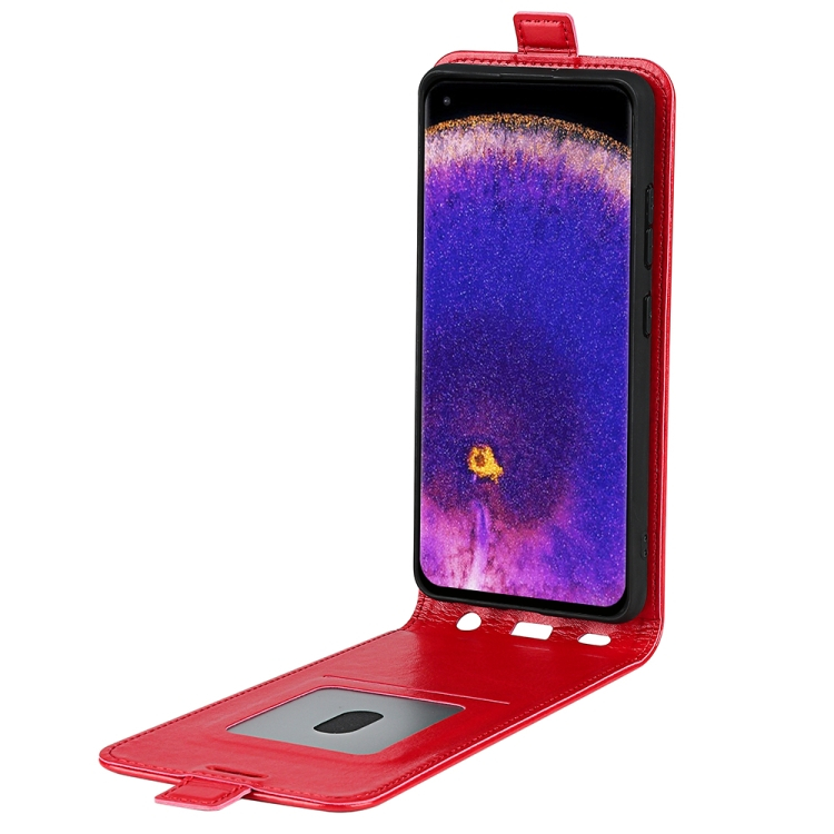 Preklopna torbica Oppo Find X5 Pro crvena