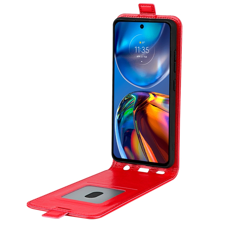 Preklopna torbica Motorola Moto E32 / E32s crvena