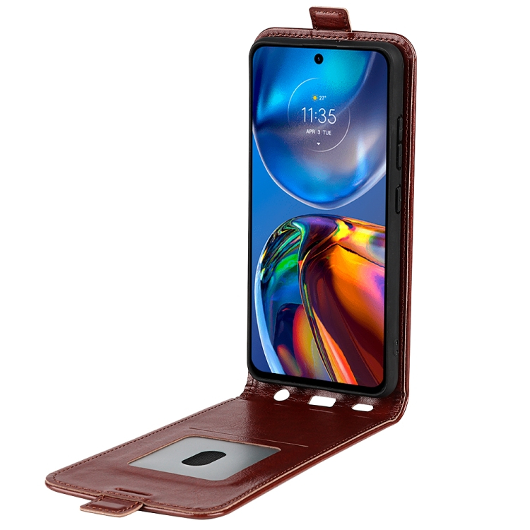 Preklopna torbica Motorola Moto E32 / E32s smeđa