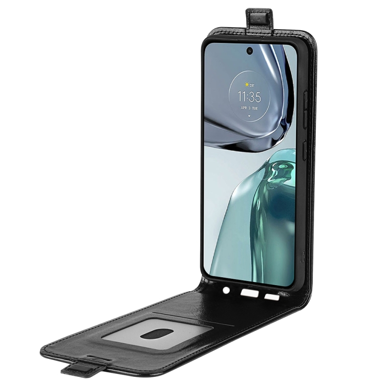 Preklopna torbica Motorola Moto G62 5G crna